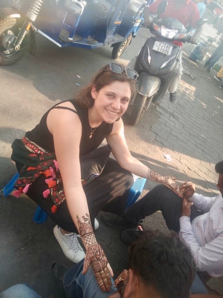 mehndi at a local market